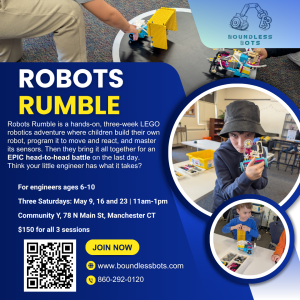 Robots Rumble May 9, 16, 23