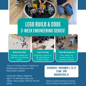 LEGO Build & Code, 3-Week Series
