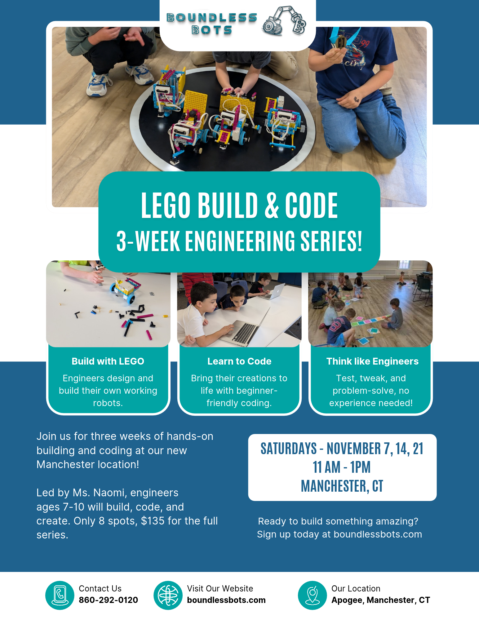 LEGO Build & Code, 3-Week Series